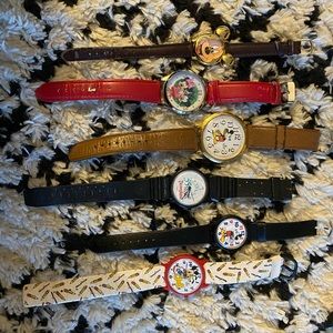 Mickey and Minnie Mouse watches